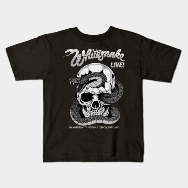 Whitesnake live Kids T-Shirt by Horrorstores